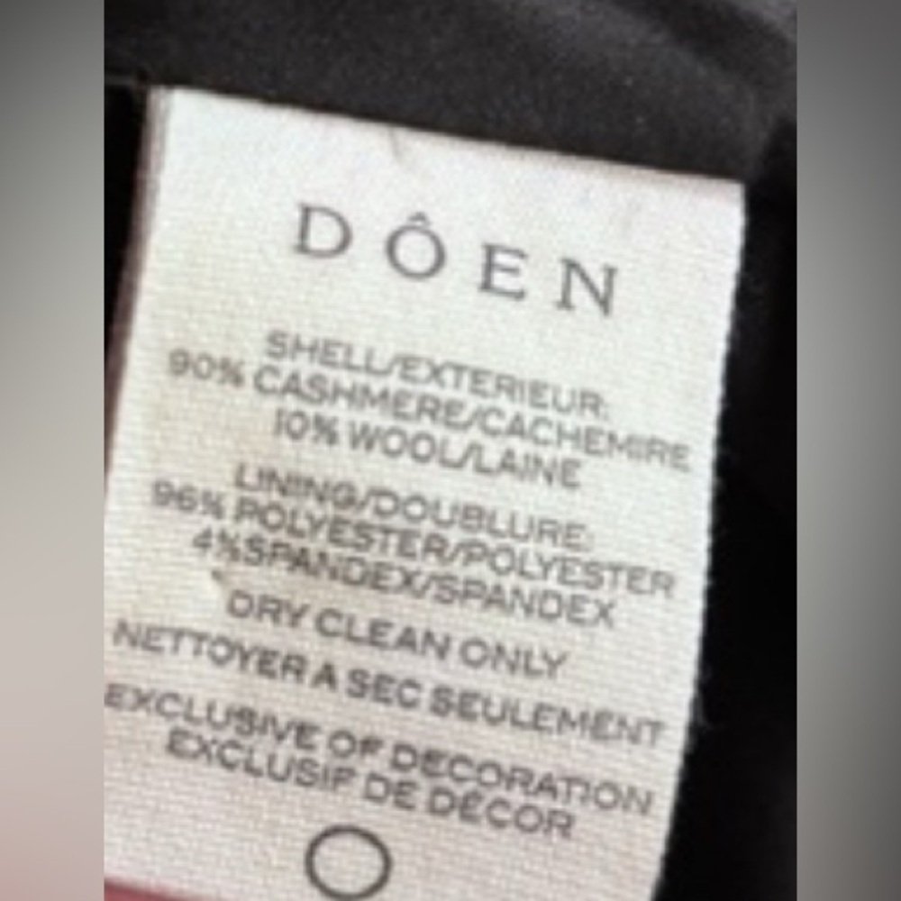 DÔEN Heirloom Annemarie Cashmere Blend Coat NWT - Picture 12 of 12
